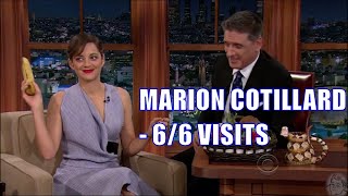 Marion Cotillard  Her English Gets Better Each Visit  66 Appearances  ReUploaded HD [upl. by Ahsiela]