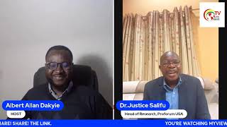 MyView is live with Dr Justices Salifu [upl. by Krutz]