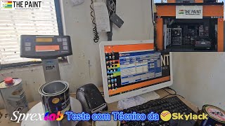 2158 Sprexlab  Teste com Técnico da Skylack [upl. by Nohsar]