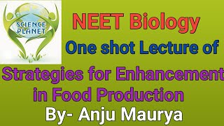 Strategies For Enhancement in Food Production in One Shot By Anju Maurya [upl. by Faxon]