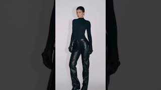 Channel Kylie Jenner’s signature edge this season KylieJenner fashion winterfashion [upl. by Winsor]