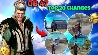 OP 47 TOP 20 CHANGES😎 Freefire video new viral FreeFireIndiaOfficial [upl. by Kaufmann]