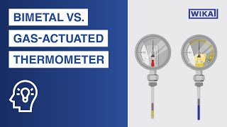 Bimetal vs gasactuated thermometers  What is the difference [upl. by Bashemeth]