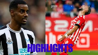 NEWCASTLE UNITED v GIRONA  HIGHLIGHTS  amp All Goals Club Friendly  TOUR  HTSSPORT [upl. by Keyes]