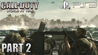 Call Of Duty World at War  Part 2  Little Resistance  PS3 Gameplay [upl. by Nimrak]