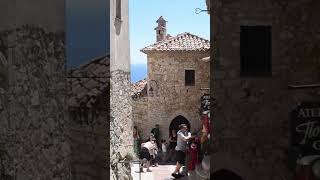 Explore the Enchanting Village of Eze France  Stunning 4K Walking Tour [upl. by Joane]