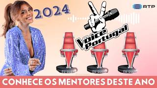 OS MENTORES DO THE VOICE PORTUGAL 2024 [upl. by Eiramllij]