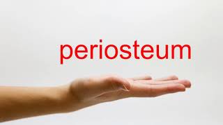 How to Pronounce periosteum  American English [upl. by Navinod]