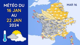 Météo du Mardi 16 au Lundi 22 Janvier 2024 [upl. by Terese358]