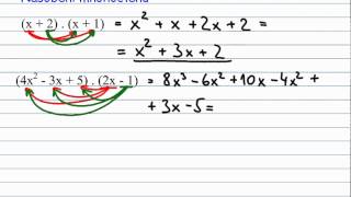 násobení mnohočlenů [upl. by Satsok192]