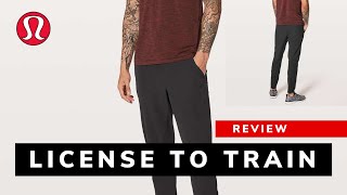 LULULEMON  LICENSE TO TRAIN PANTS 30quot REVIEW  MENSWEAR [upl. by Wendell945]