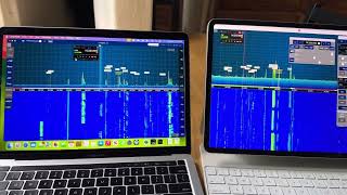 FlexRadio SmartSDR iO MacBook Pro  iPad as 2nd screen [upl. by Anigriv]