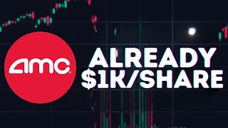 AMC STOCK UPDATE AMC CAN ALREADY BE 1000 PER SHARE [upl. by Niamart55]