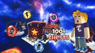 Opening 100 chests😲 Bmgo  bedwars [upl. by Truc]