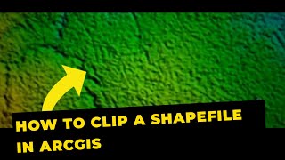 How to clip a shapefile in arcGIS [upl. by Gleich592]