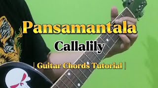 Pansamantala  Callalily Guitar Chords Tutorial With Lyrics [upl. by Aikimat]