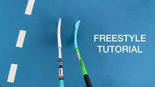 FLOORBALL FREESTYLE TUTORIAL [upl. by Deborath]