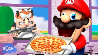 SMG4 Mario Opens a Pizza Shop [upl. by Orlov266]