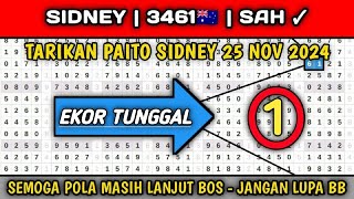 PREDIKSI SIDNEY HARI INI 25 NOVEMBER 2024  BOCORAN TOGEL SYDNEY HARI INI  RUMUS JITU SDY [upl. by Gader]