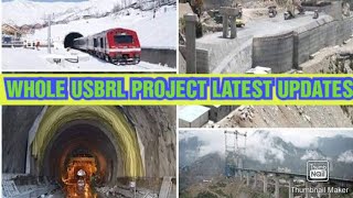 usbrlproject  whole USBRL PROJECT latest updates  trial run done at SUMBER Railway station [upl. by Asiela]