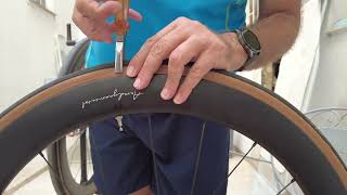 how to change a clincher tyre with pliers αλλαγη ελαστικου με πενσα [upl. by Yenot]