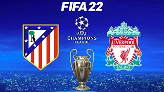 Atletico Madrid vs Liverpool  UEFA Champions League 2021  Full Match amp Gameplay [upl. by Ahsiemat]