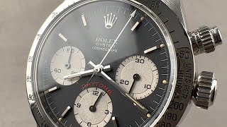 Vintage Rolex Daytona quotBig Redquot 6265 Rolex Watch Review [upl. by Htrahddis]