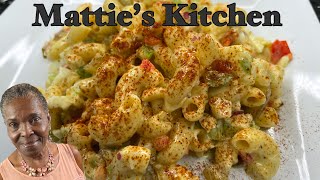 The Worlds Best Macaroni Salad Recipe  A Thanksgiving Side Dish  Mattie’s Kitchen [upl. by Llatsyrk]