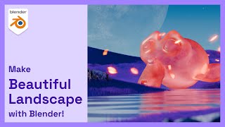 Make Beatiful Landscapes in Blender [upl. by Sherborne]