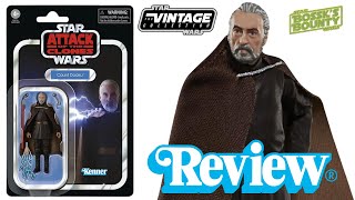 Star Wars The Vintage Collection Count Dooku VC307 Review [upl. by Murdock]