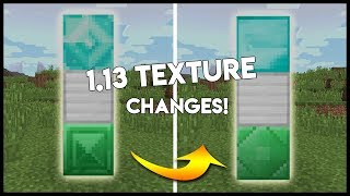 ✔ Minecraft  NEW 113 Texture Changes [upl. by Tatia366]