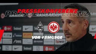 Pressekonferenz vor Borussia Mönchengladbach  Eintracht Frankfurt präsentiert von Krombacher [upl. by Philly975]