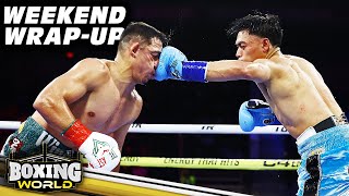 Angelo Leo BRUTALLY KNOCKS OUT Luis Alberto Lopez  Weekend Recap amp Boxing Highlights [upl. by Huba119]