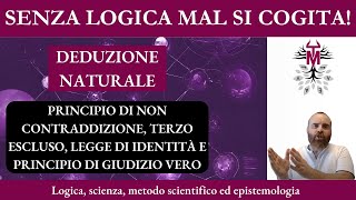 611 Principio di non contraddizione terzo escluso legge di identità e principio di giudizio vero [upl. by Lucias]