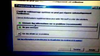 problème de démarrage de windows [upl. by Enialahs]