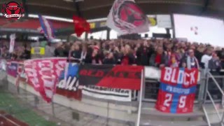 Rb Leipzig vs 1 FC Nürnberg  Away Support  Grundig Stadion 20032016 [upl. by Hanas]