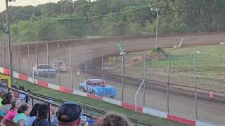 Pure Stock Feature Monett Motor Speedway [upl. by Ynohtona251]