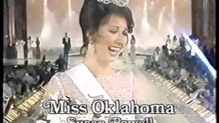 Miss America 1981 Crowning Susan Powell Miss Oklahoma [upl. by Ennyrb]