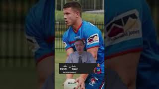 How Long Until Cogger Is Starting In The Halves nrl newcastleknights [upl. by Geehan]