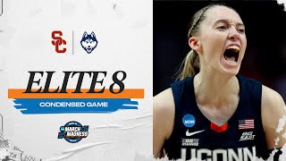 UConn vs USC  Elite Eight NCAA tournament extended highlights [upl. by Marysa394]