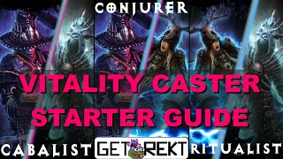 Grim Dawn Beginner Vitality Caster Guide Conjurer  Cabalist  Ritualist HC viable [upl. by Elberfeld]