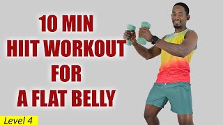 10 Min Dumbbell HIIT Workout to Burn Belly Fat Fast 2kg Dumbbells [upl. by Terrence]