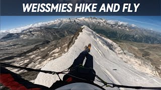 Weissmies 4023 m Hike and Fly [upl. by Savart]