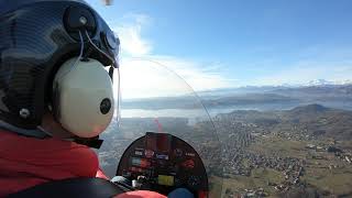 In volo sul lago Maggiore e le isole Borromeo  In flight from Lake Maggiore and Borromeo islands [upl. by Hgalehs]