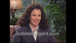 Andie MacDowell quotUnstrung Heroesquot 1995  Bobbie Wygant Archive [upl. by Assile136]