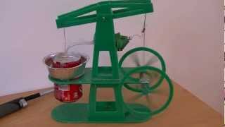 Walking beam Stirling engine Acrylic [upl. by Vaasta]