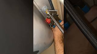 Kitchen Sink Installation shorts plumbing plumber kitchen voiceover [upl. by Rohn]