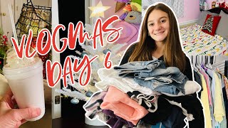 VLOGMAS DAY 6  Decorating Room amp Cleaning out Closet [upl. by Alisia]