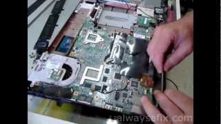 Laptop blackscreen reflow GPU HP dv9000 [upl. by Aekerly]