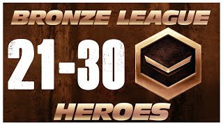 BRONZE LEAGUE HEROES  Episodes 2130  StarCraft 2  Husky [upl. by Howell]